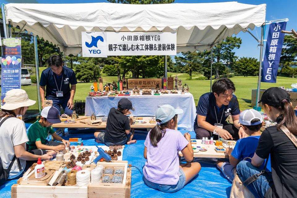 ③端材木工・色塗り制作ブース イメージ